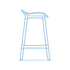 Furniture Stools Ikea Gronsta Barstool Vinyl Cutting Svg File, Free Vectors File